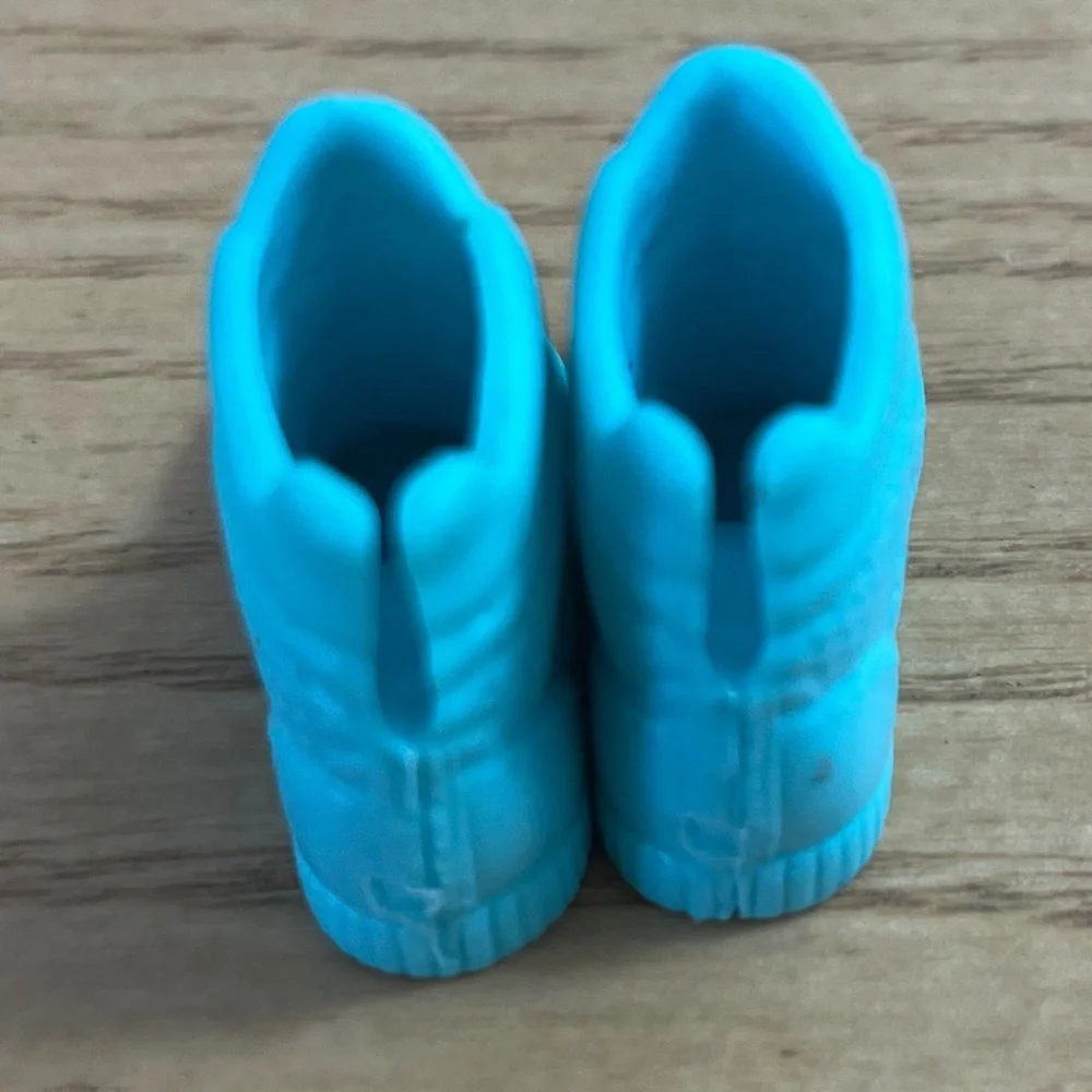 Barbie High Top Boots Sneakers Teal Aqua Blue Hiking Boots Shoes Only